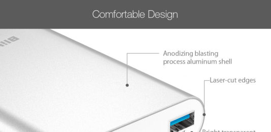 Акция BlitzWolf BW-P1 10400mAh QC2.0 Power Bank за 20,99$