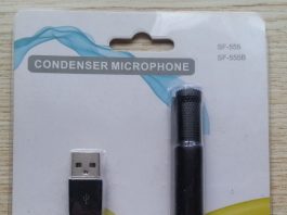Обзор конденсаторного микрофона SF-555B Конденсаторный микрофон SF-555B