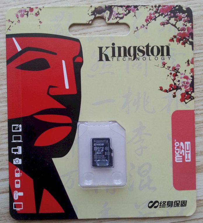 Kingston 64GB Micro SDXC Memory Card