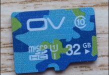 Обзор OV 32GB Micro SD SDHC Camouflage Version COLORFUL