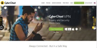 Обзор Бесплатного Cyberghost VPN Cyberghost VPN Site main page