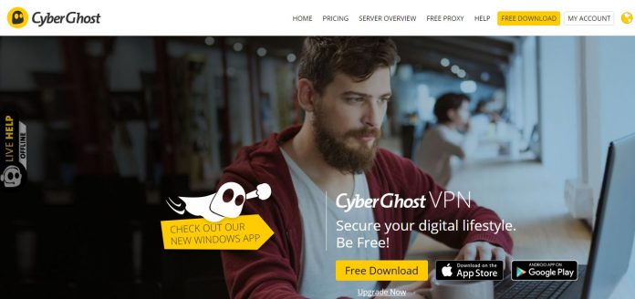 Cyberghost VPN Windows App 6 Site