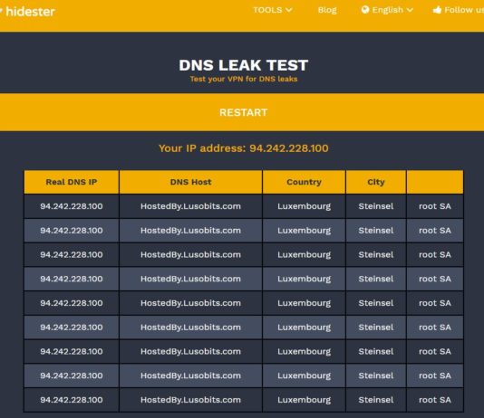 Как пройти тест DNS Leak? DNS Leak Test