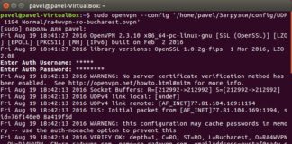Как настроить RA4W VPN в консоле Ubuntu Linux? RA4W VPN Ubuntu Linux Console OpenVPN