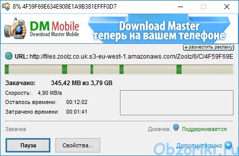 Zoolz Download Speed