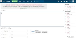 Пожизненная подписка Pastebin PRO за $29.95 Pastebin PRO