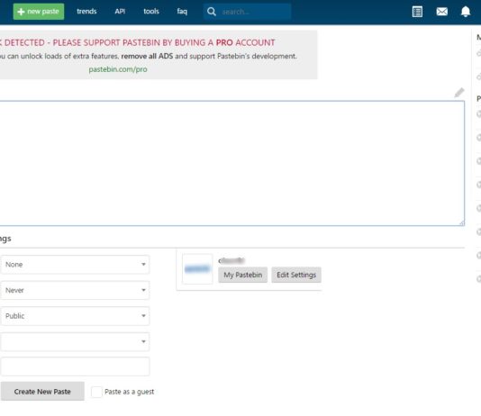 Пожизненная подписка Pastebin PRO за $29.95 Pastebin PRO