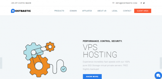 HostBastic VPS KVM & OpenVZ SSD, DDoS Protected от $1,99 HostBastic SIte