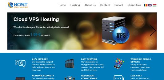 HostSolutions.ro — офшорный VPS в Румынии, Торренты разрешены HostSolutions.ro Сайт