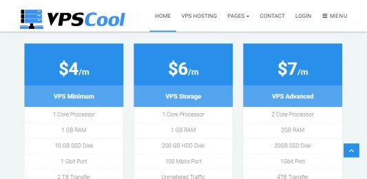 VPS Cool. Акция. 1GB KVM от $2 в месяц VPS Cool Сайт