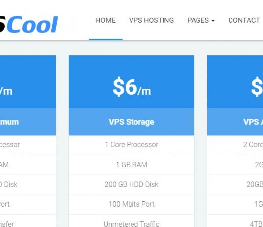 VPS Cool. Акция. 1GB KVM от $2 в месяц VPS Cool Сайт